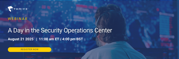 A Day in the Security Operations Center Webinar